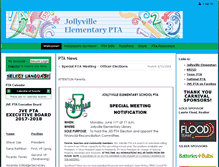Tablet Screenshot of jollyville.my-pta.org