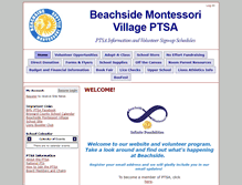 Tablet Screenshot of beachsidemontessori.my-pta.org
