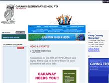 Tablet Screenshot of caraway.my-pta.org