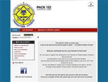 Tablet Screenshot of cubscoutspack182.my-pta.org