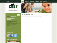 Tablet Screenshot of leef.my-pta.org
